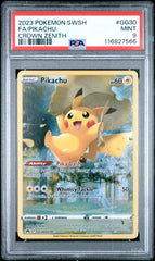 2023 Pokemon Sword And Shield Crown Zenith #GG30 Fa/Pikachu Crown Zenith PSA 9