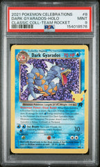 2021 Pokemon Celebrations Classic Collection #8 Dark Gyarados-Holo PSA 9