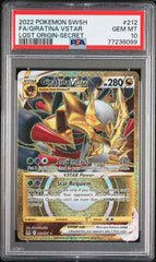 2022 Pokemon Sword & Shield Lost Origin #212 Fa/Giratina Vstar PSA 10