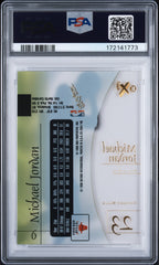 1997 Skybox E-X2001 #9 Michael Jordan PSA 8
