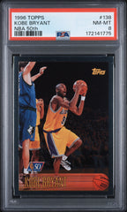 1996 Topps #138 Kobe Bryant Nba 50th PSA 8