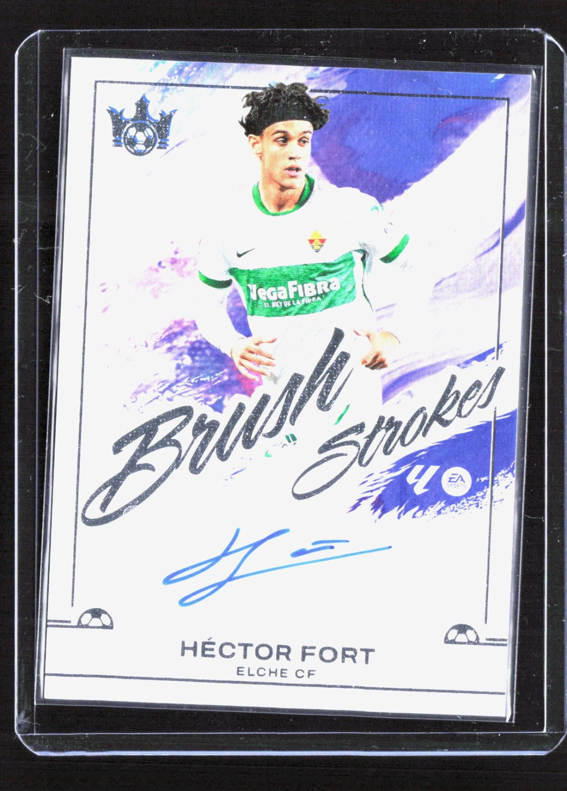 Hector Fort 2025‑26 Panini Pitch Kings La Liga Brush Strokes Auto Elche CF#BS-HF
