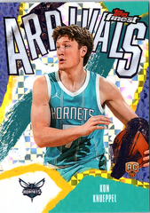2025-26 Finest - Arrivals X-Fractor Kon Knueppel A-4 Charlotte Hornets