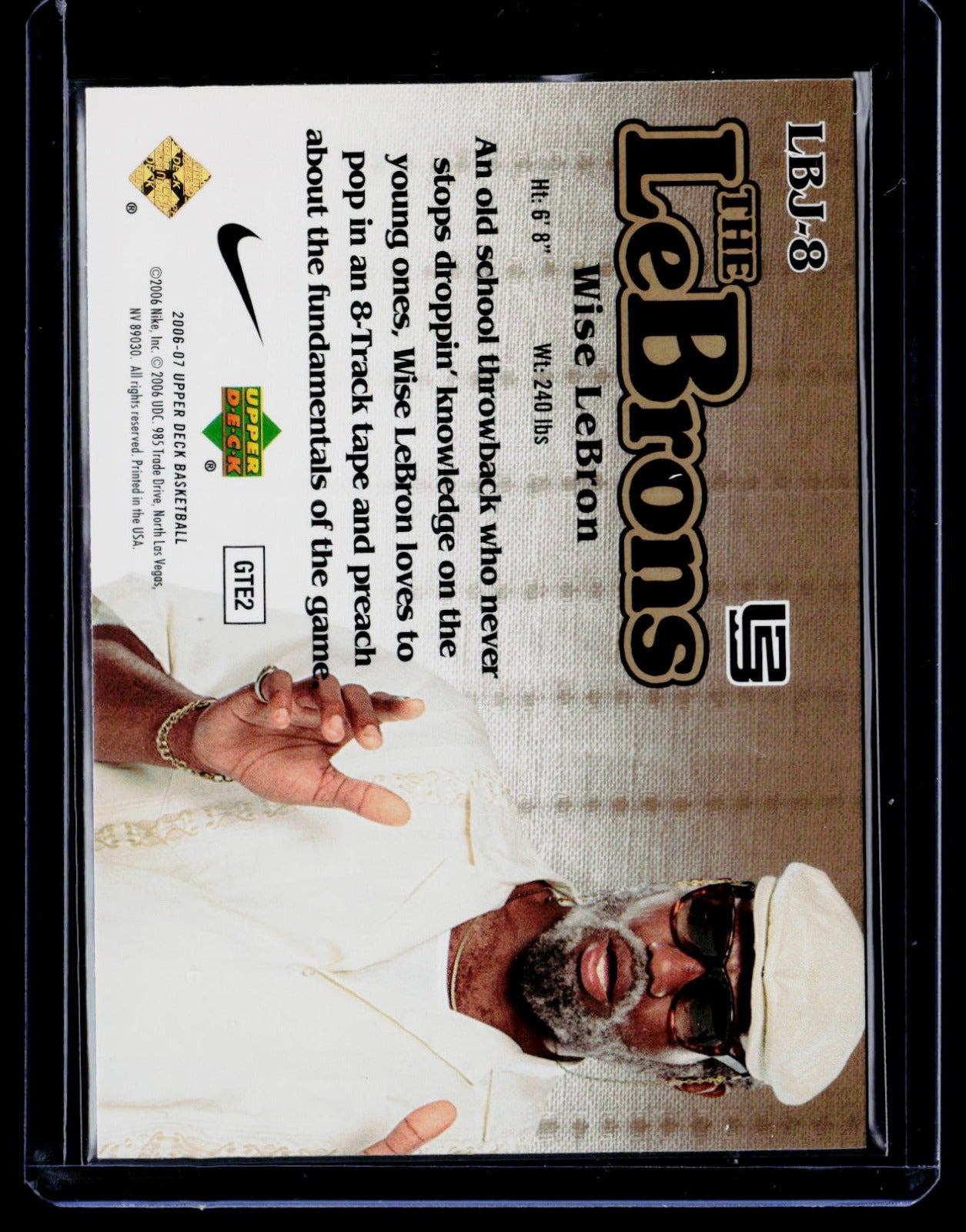 LeBron James Upper Deck - The LeBrons LBJ-8 NM