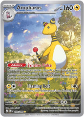 Ampharos Illustration Rare ME04: Chaos Rising 090/086 NM
