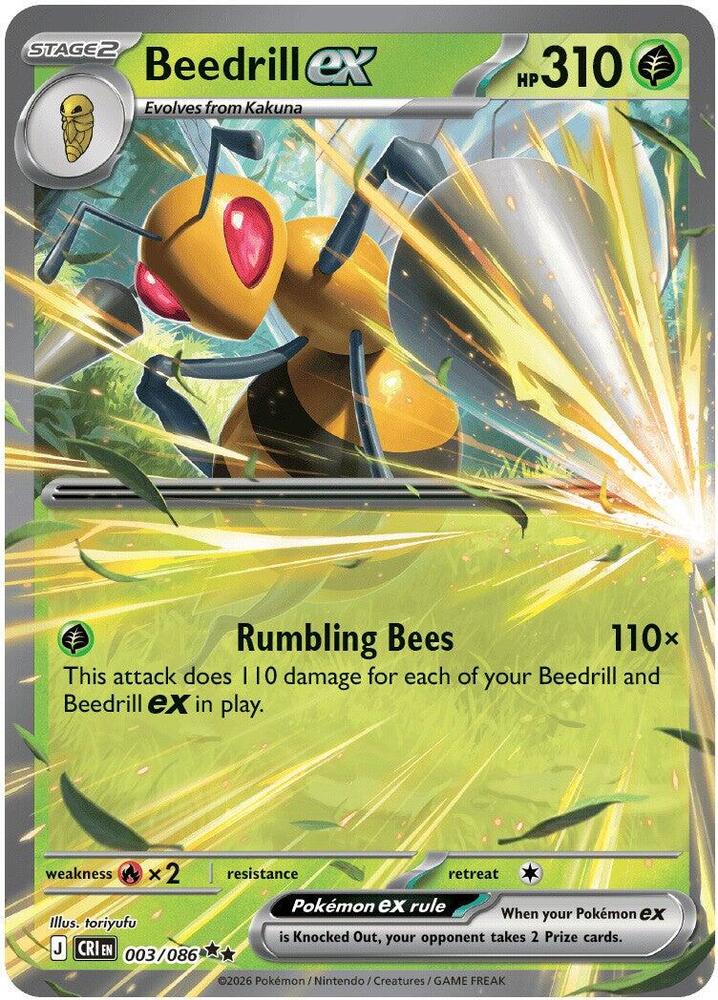 Beedrill ex CRI Holo NM