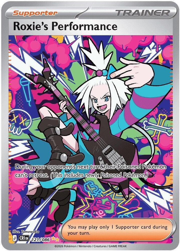 Roxie's Performance Special Illustration Rare ME04: Chaos Rising 121/086 NM