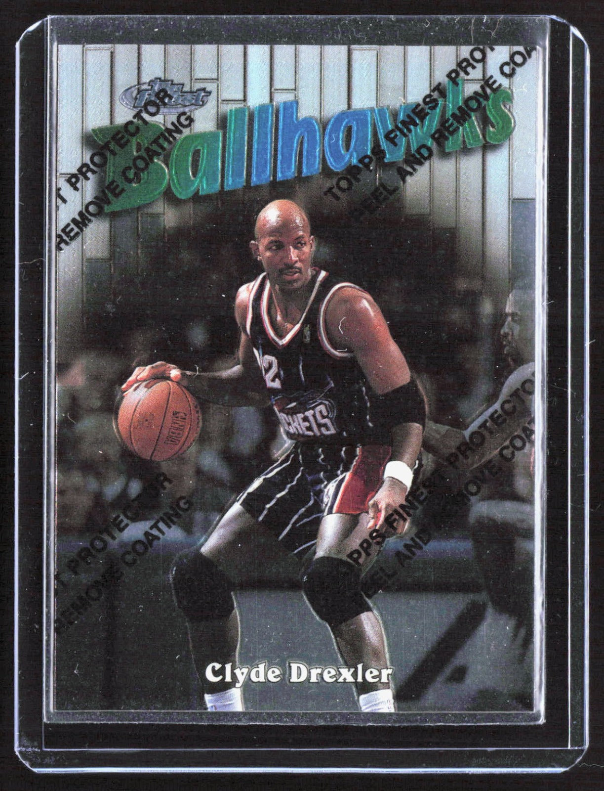 1997-98 Finest Clyde Drexler 151 Basketball Houston Rockets