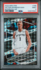 2023 Panini Spectra #195 Victor Wembanyama Interstellar PSA 9