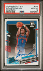 2023 Panini Donruss Optic #255 Ausar Thompson Signature PSA 10