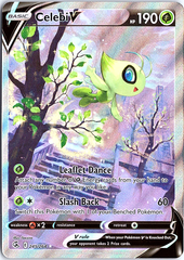 Celebi V (Alternate Full Art) Ultra Rare SWSH08: Fusion Strike 245/264 NM
