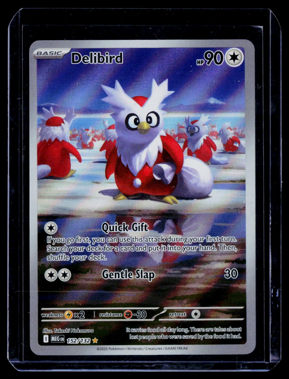 Delibird Holo ME01: Mega Evolution 152/132 NM