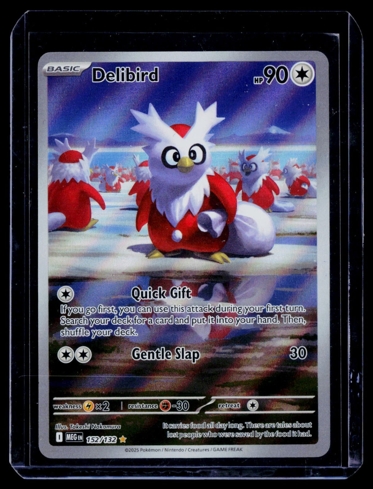 Delibird Holo ME01: Mega Evolution 152/132 NM