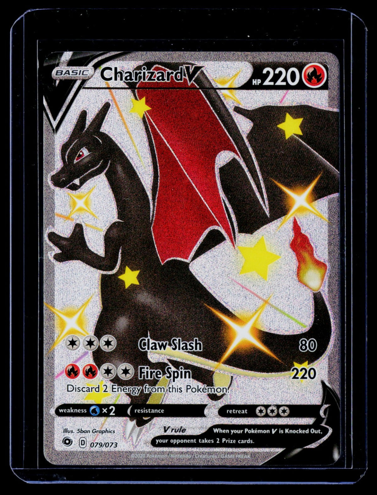 Charizard V (Secret) Holo Champion's Path 79/73 NM