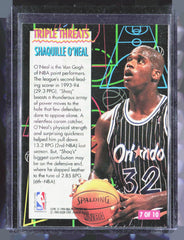 1994-95 Fleer European - Triple Threats Shaquille O'Neal / Patrick Ewing