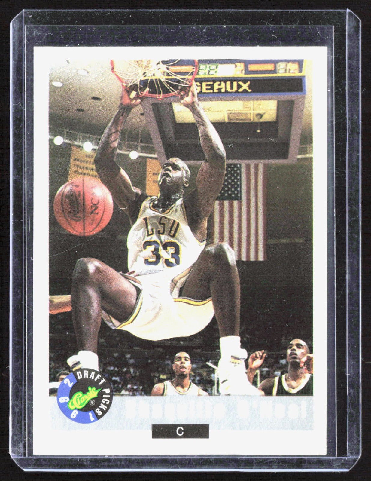 1992 Classic Draft Picks Shaquille O'Neal 1 LSU Tigers / Orlando Magic