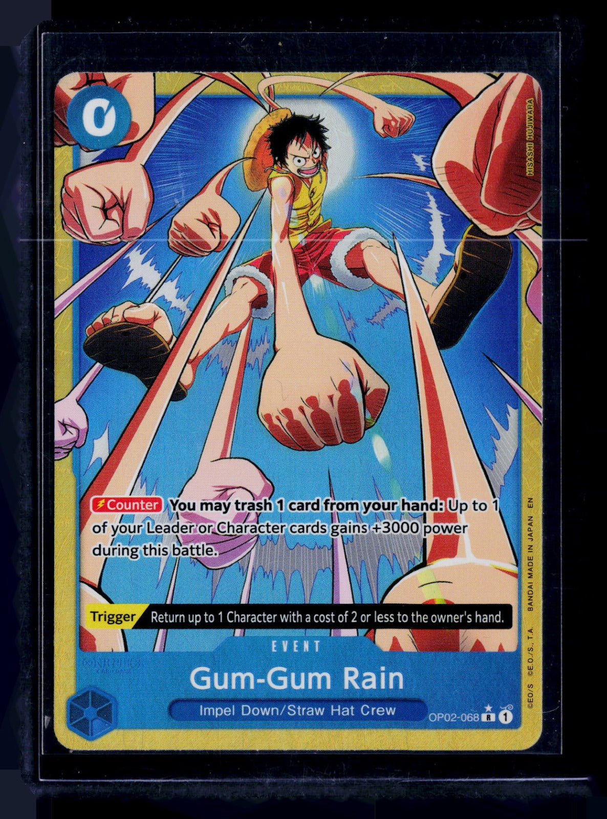 Gum-Gum Rain (Alternate Art) PRB-02 Foil NM
