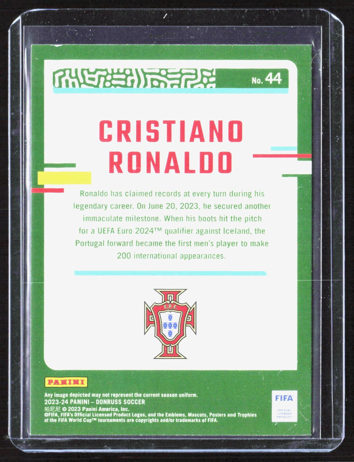 2023-24 Donruss Cristiano Ronaldo 44 Soccer Portugal
