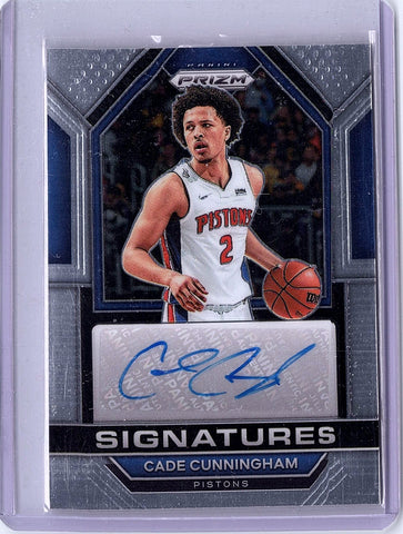 2022 Panini Prizm Cade Cunningham Signatures Auto SIGCCU