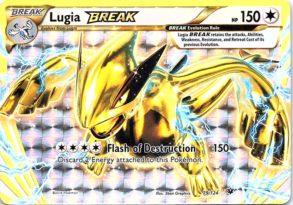 Lugia BREAK Rare BREAK XY - Fates Collide 79/124 NM