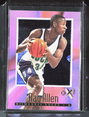 1996-97 E-X2000 Ray Allen 37 Basketball Milwaukee Bucks