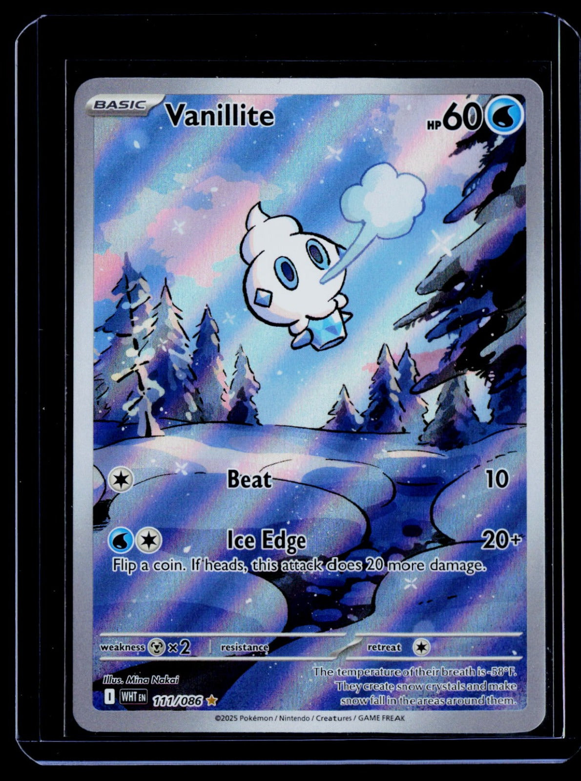 Vanillite Holo SV: White Flare 111/086 NM