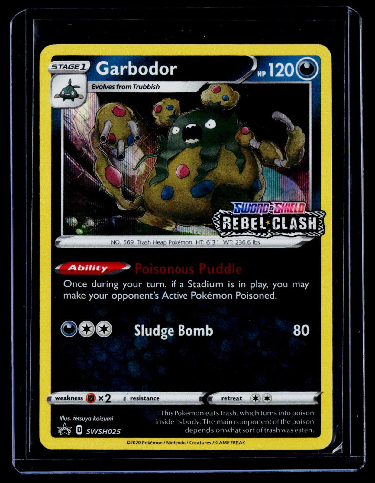 Garbodor (Prerelease) Holo SWSH: Sword & Shield Promo Cards SWSH025 NM