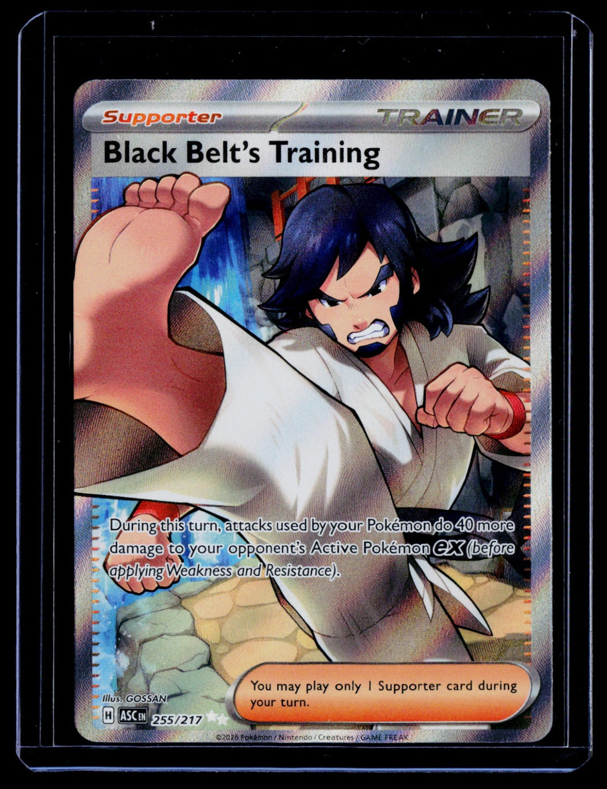 Black Belt's Training Holo ME: Ascended Heroes 255/217 NM