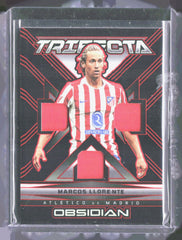 2025-26 Panini Obsidian - Trifecta Material Marcos Llorente TM-MCL /149