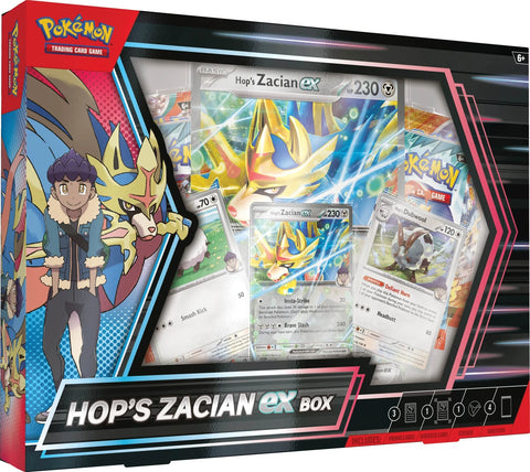 Pokemon TCG: Hop's Zacian ex Box - Assorted