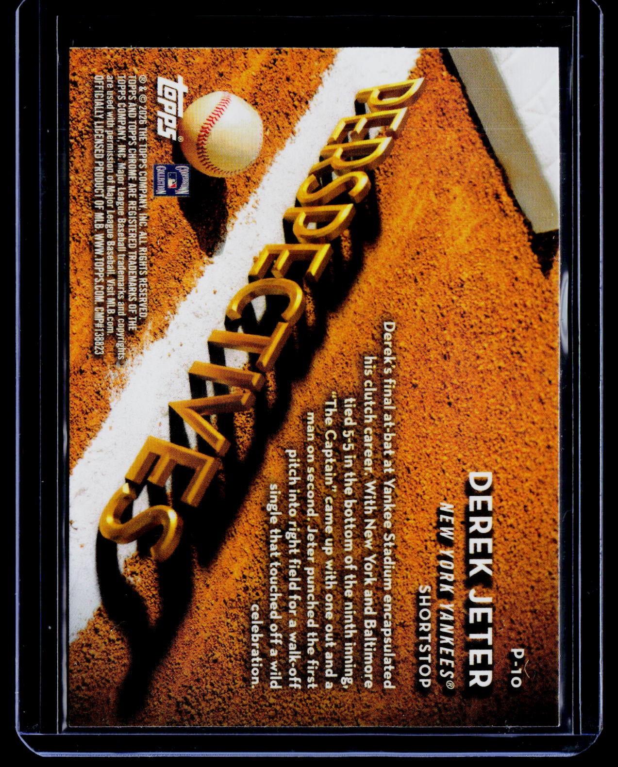 2026 Topps Chrome #P-10 Derek Jeter Perspectives