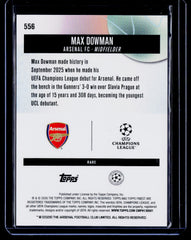 2025-26 Finest UEFA Club Competitions #556 Max Dowman