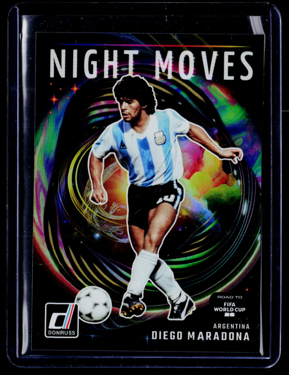 2025-26 Donruss Road to FIFA World Cup #23 Diego Maradona Night Moves