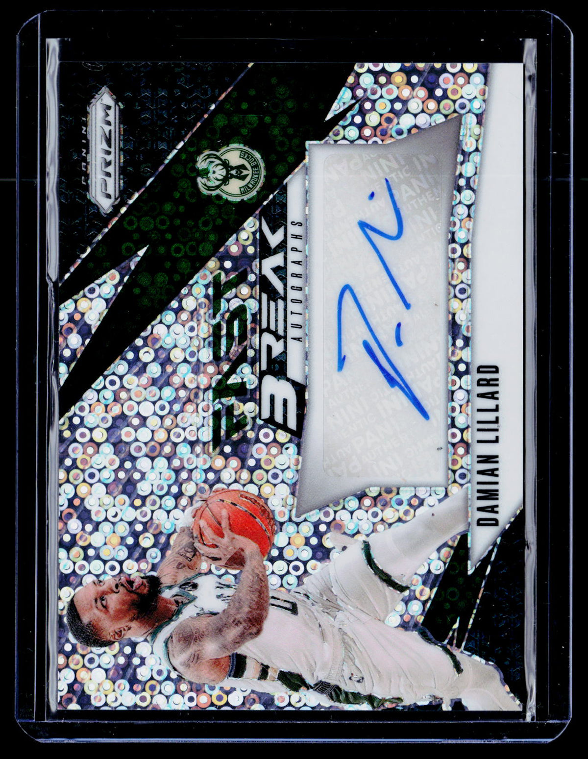 2024-25 Panini Prizm #FB-DLB Damian Lillard Fast Break Autographs