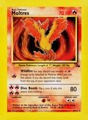 Moltres (27) Unlimited Fossil 27/62 LP