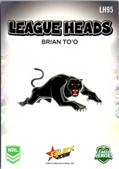 NRL League Heroes 2026 Brian To’o League Heads LH95 NM (Back)