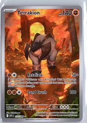 Terrakion Illustration Rare SV: White Flare 135/086 NM