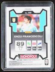 2026 Panini Prizm Monopoly FIFA WC Four CornersBlueWave Prizms Enzo Francescoli
