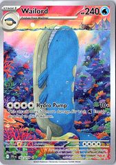 Wailord Illustration Rare SV09: Journey Together 162/159 NM