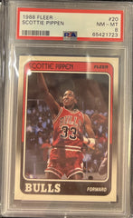 1988 Fleer #20 Scottie Pippen PSA 8