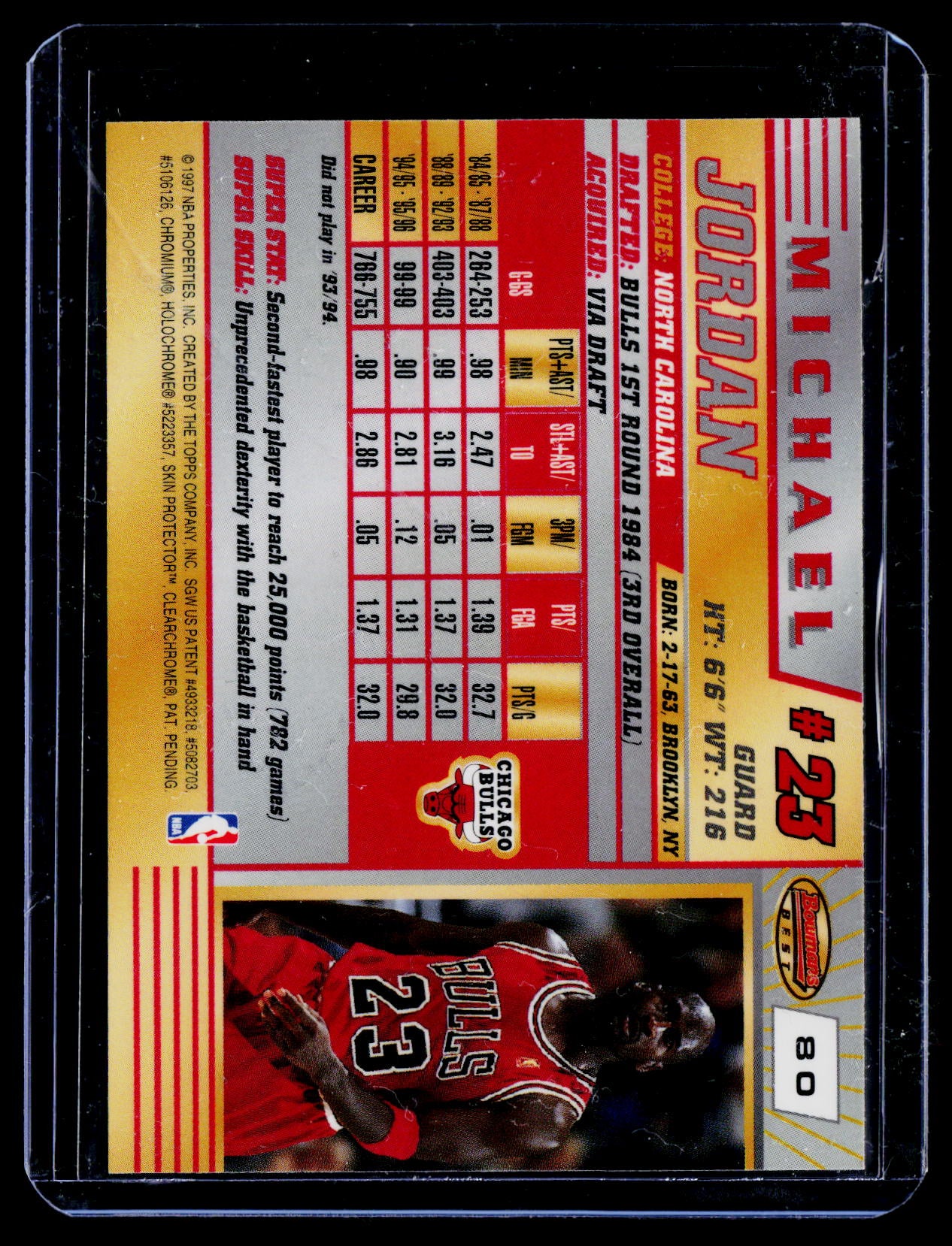 1996-97 Bowman's Best #80 Michael Jordan