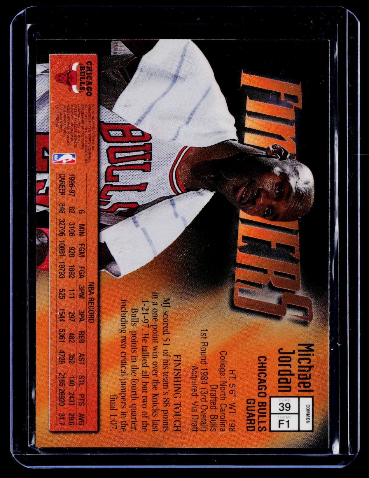 1997-98 Finest #39 Michael Jordan