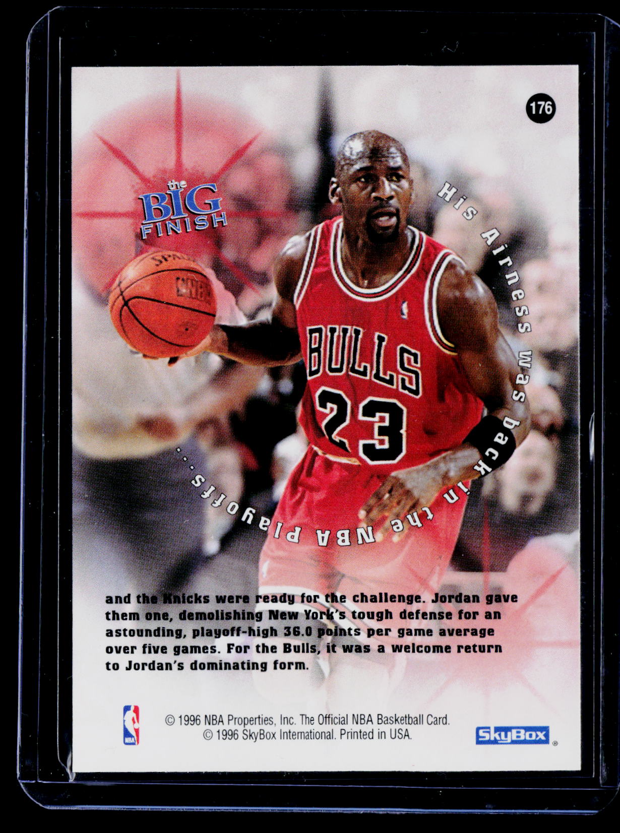 1996-97 Hoops #176 Michael Jordan