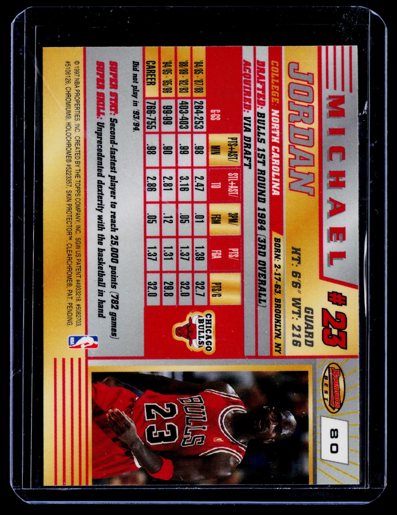 1996-97 Bowman's Best #80 Michael Jordan