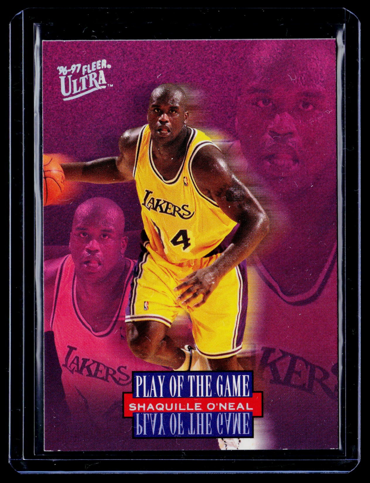 1996-97 Ultra #G-296 Shaquille O'Neal Gold Medallion