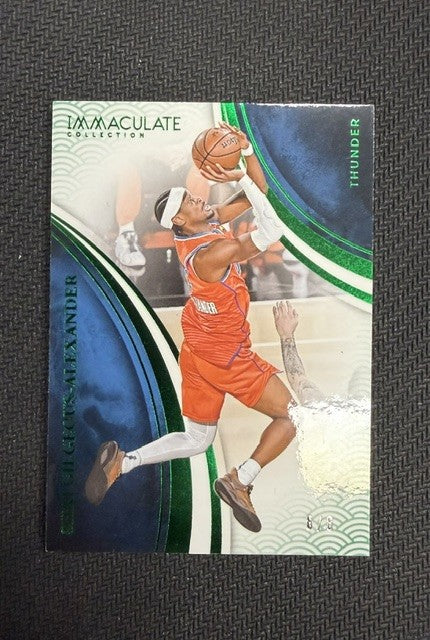 2024-25 Panini Immaculate Collection #4 Shai Gilgeous-Alexander International Green #/8