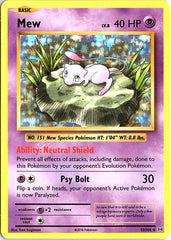 Mew - 53/108 (XY Evolutions) Rare Deck Exclusives 053/108 NM