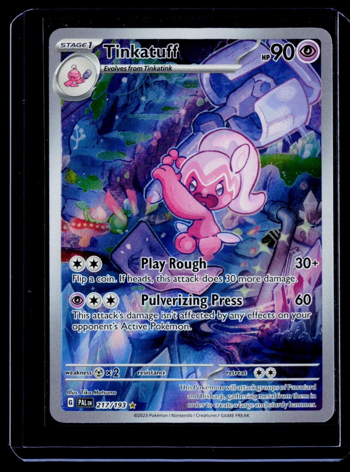 Tinkatuff Holo SV02: Paldea Evolved 217/193 NM