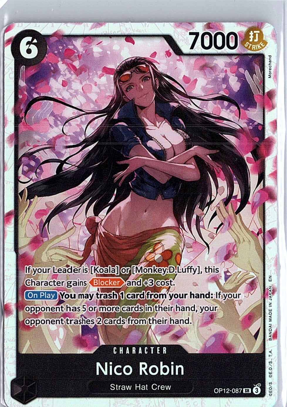 Nico Robin OP12-087 SR English Legacy of the Master - One Piece Card - NM