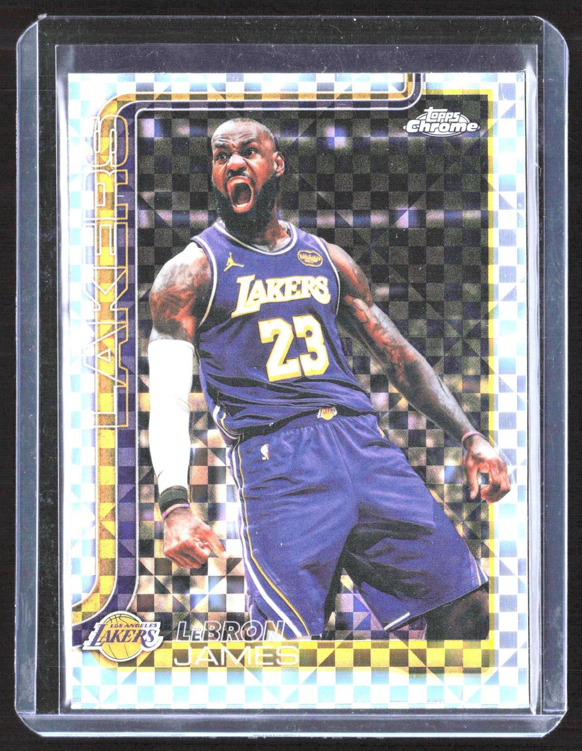 2025-26 Topps Chrome Update #1 LeBron James XFractor